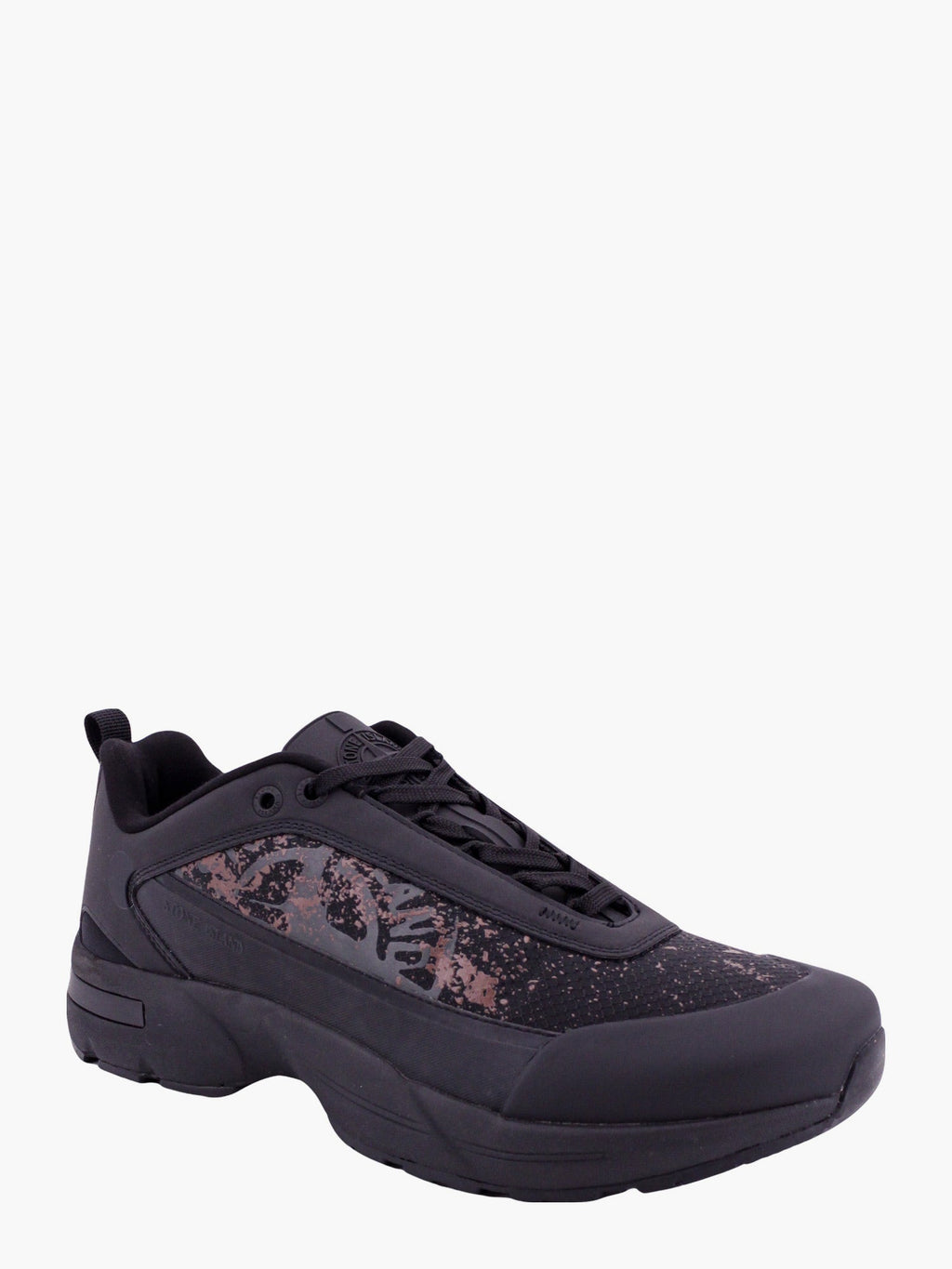 Stone Island Men Grime Man Black Sneakers
