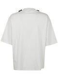 Balmain Women Pearls Chains Details Partial Face T-Shirt