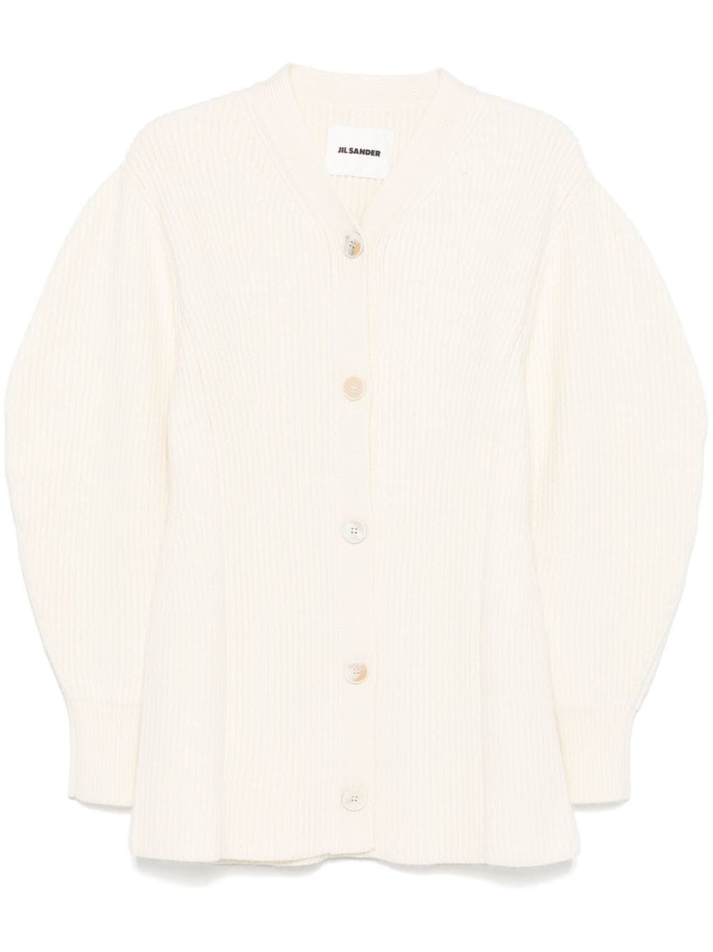 Jil Sander Women Woman`S Long Sleeves V-Neck Long Cardigan