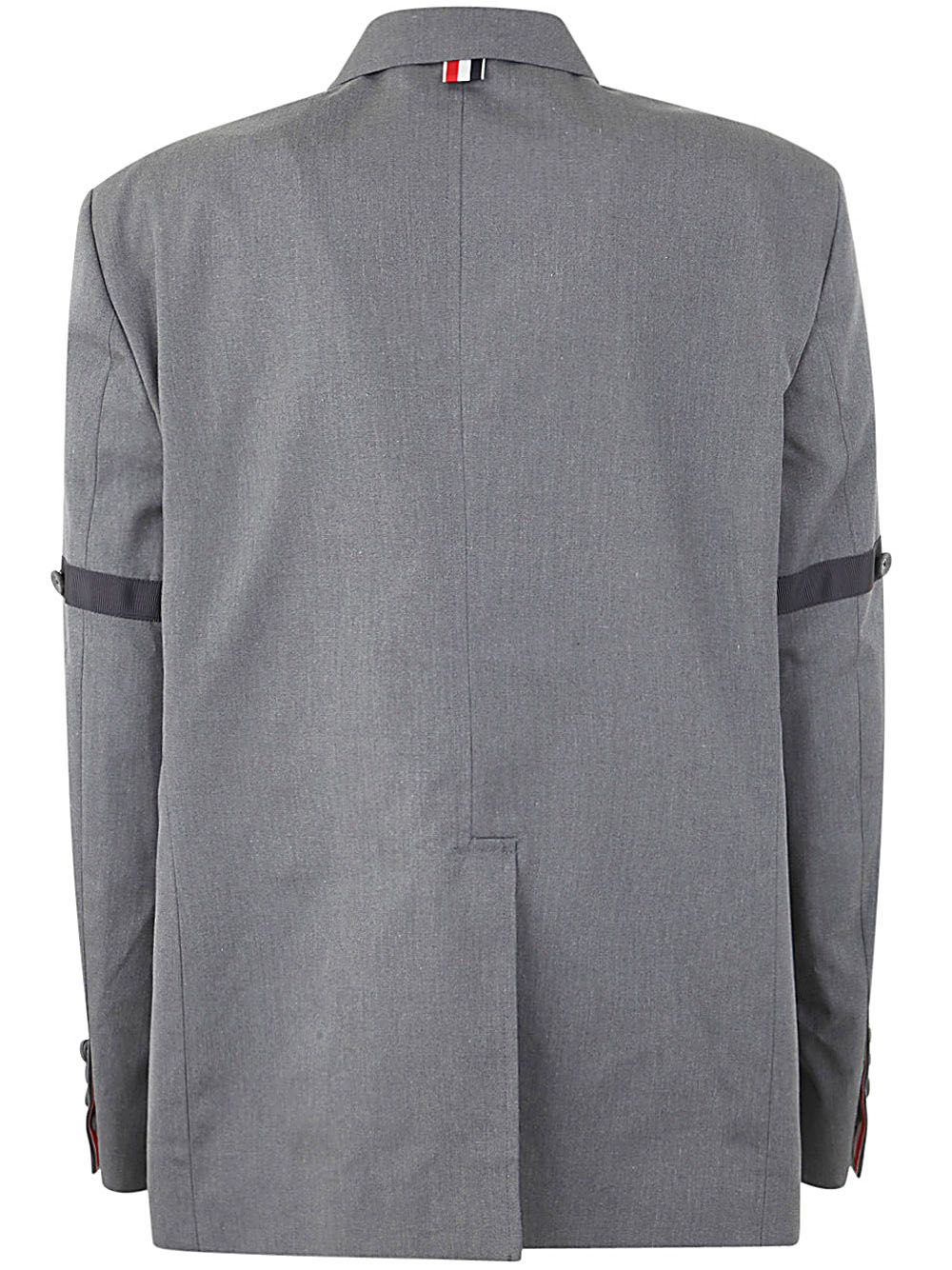 Thom Browne Men Unstructured Straight Fit Sb S/C With Gg Armband In Typewriter Cloth