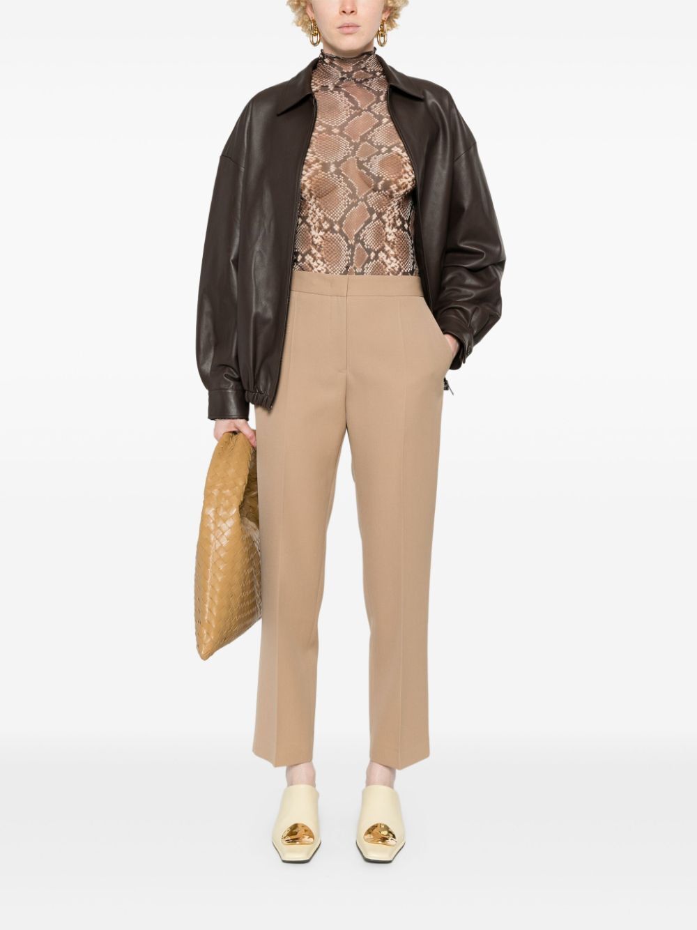 Jil Sander Women Slightly Cropped Tailored Pant