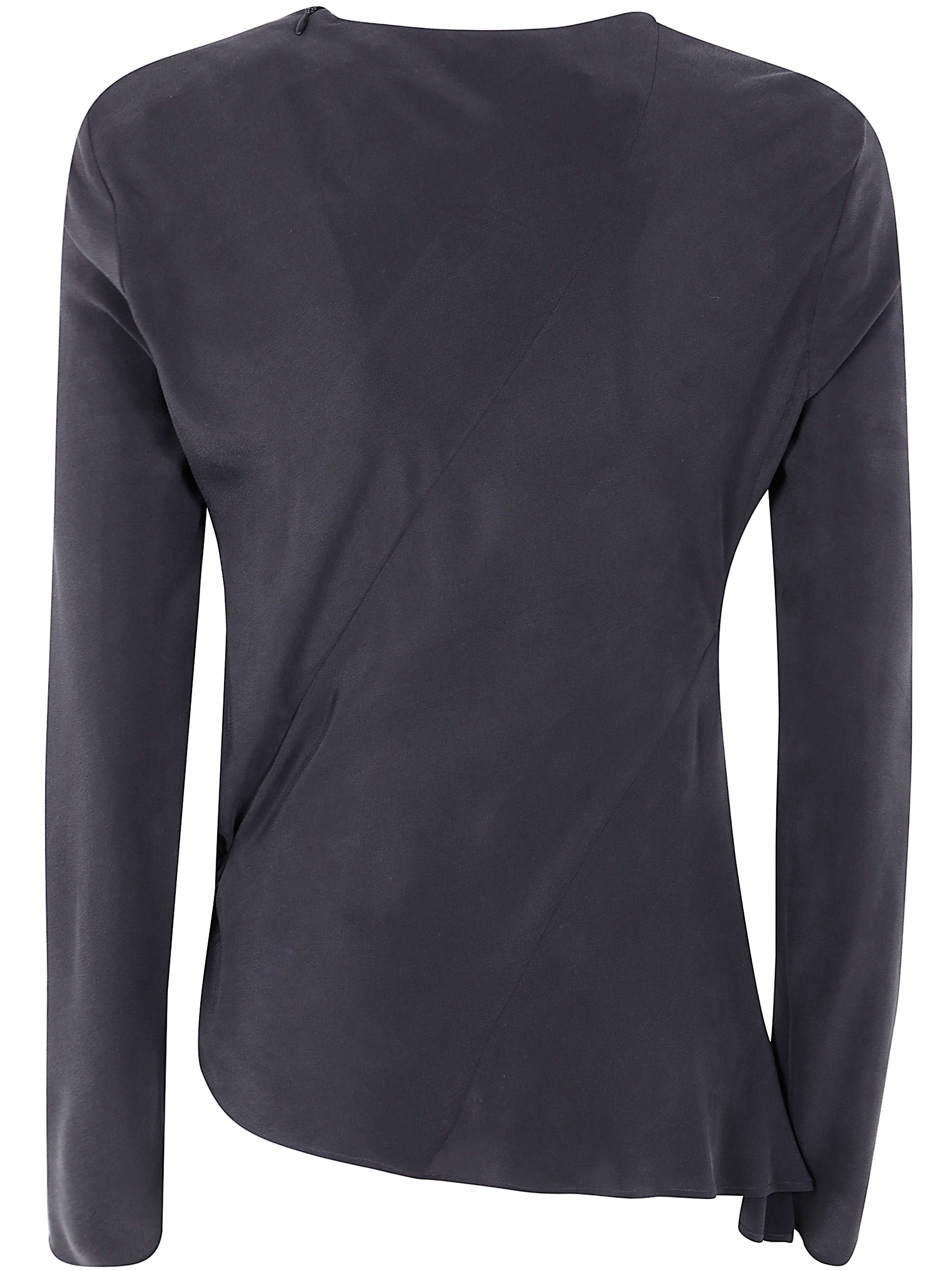 Ann Demeulemeester Women "Deana" Long Sleeve Asymmetric Top