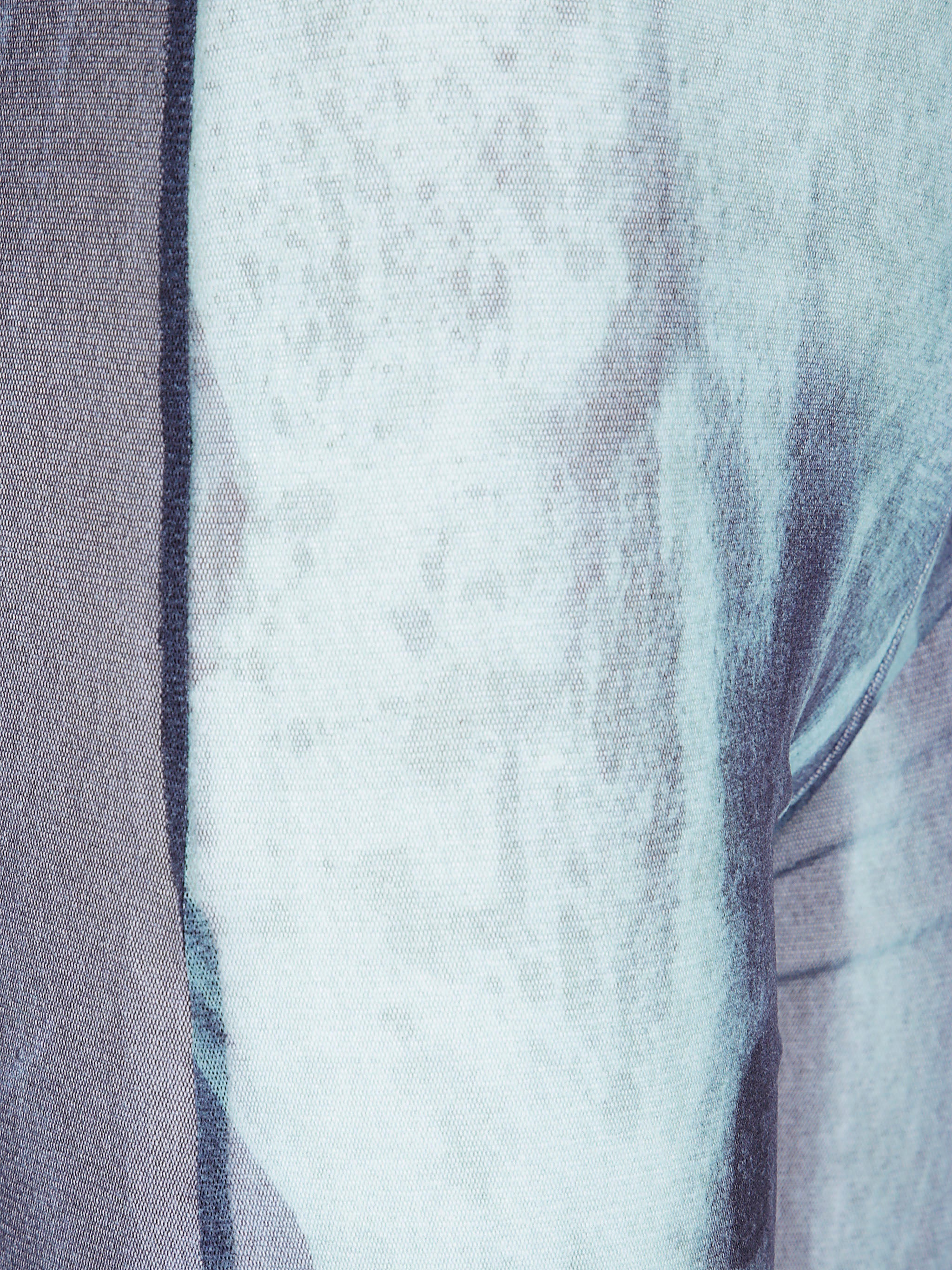 Jean Paul Gaultier Women Mesh Trouser Printed "Water"