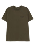 Givenchy Men Cotton T-Shirt With Givenchy Stamp Print