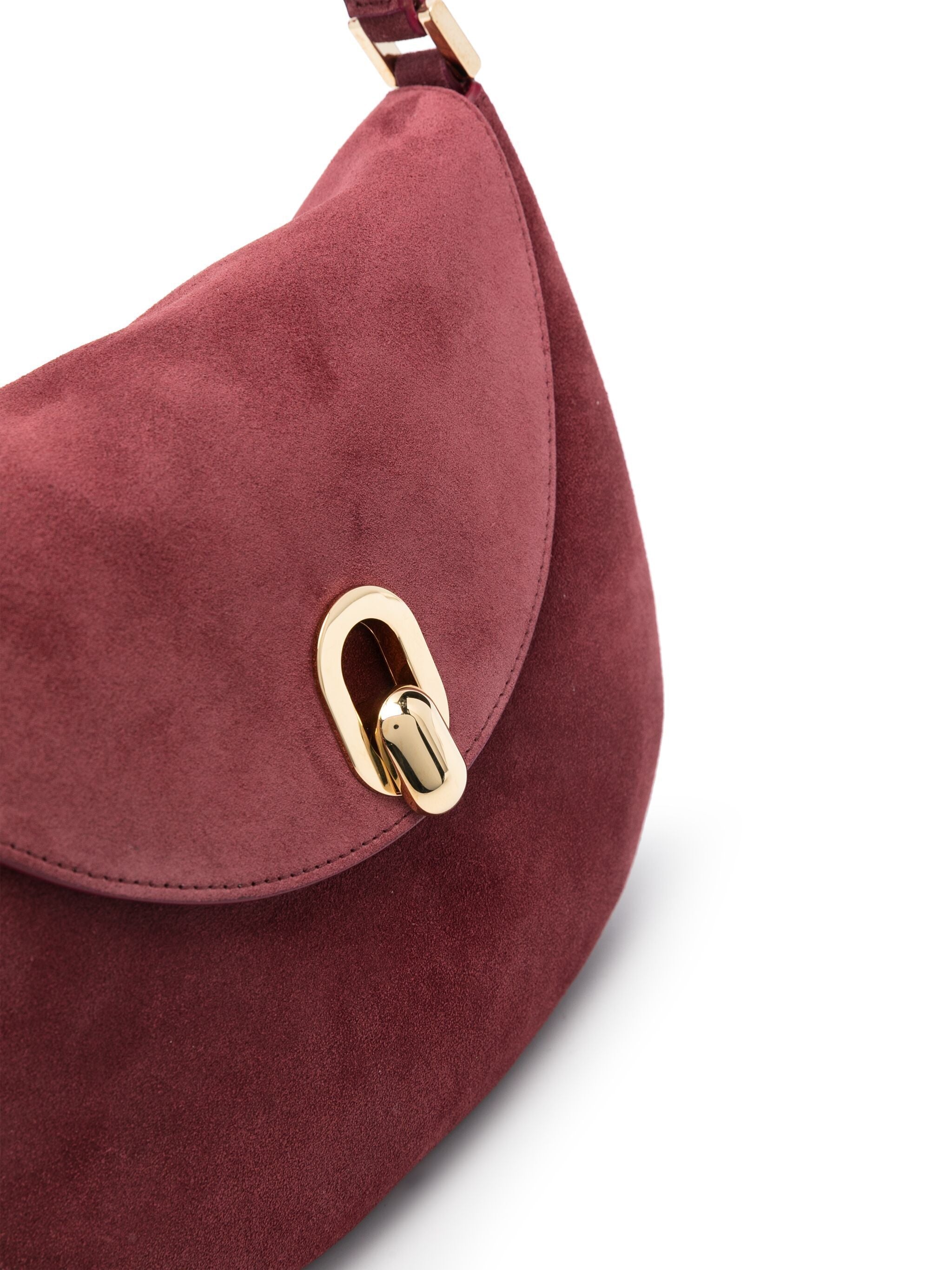 Savette Women Small Tondo Hobo In Suede Bag