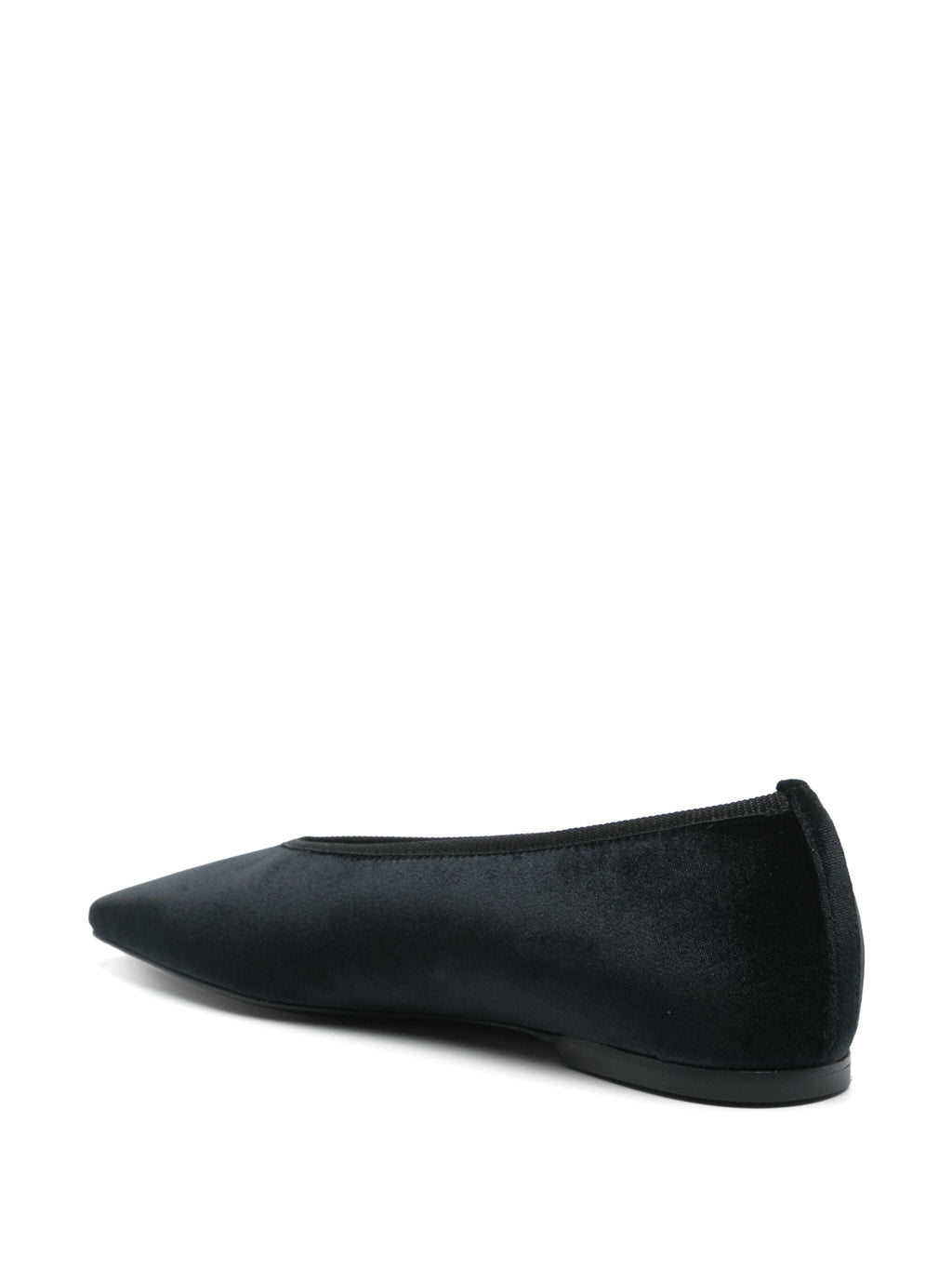 Toteme Women Minimalist Velvet Ballerinas