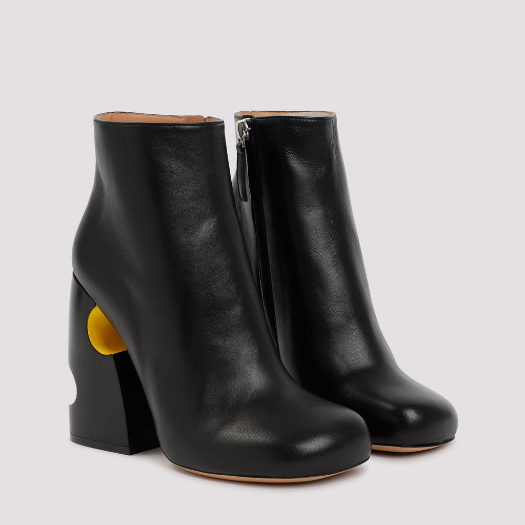 Off White Pop Bulky Nappa Ankle Boot Women