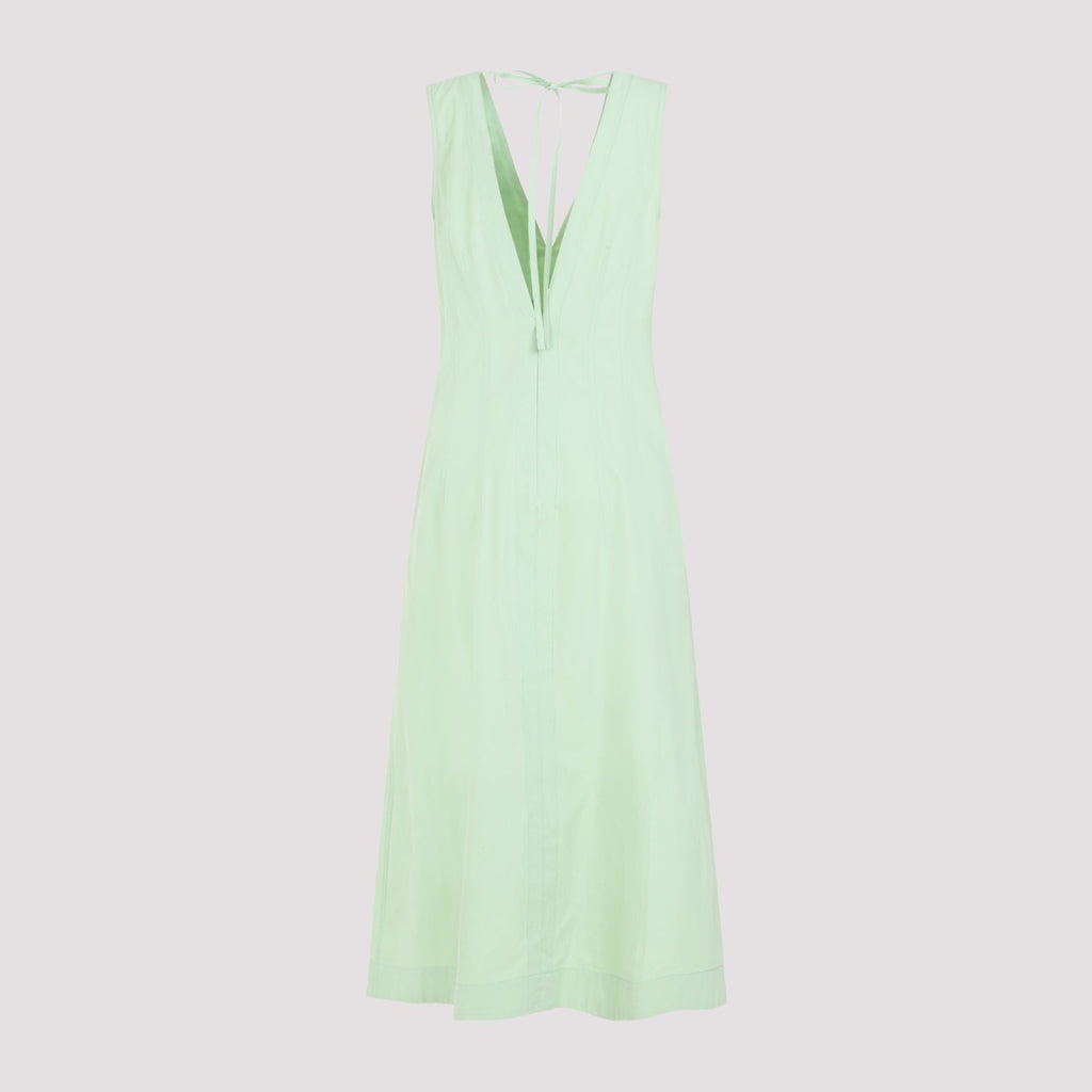 Bottega Veneta Compact Cotton Midi Dress Women
