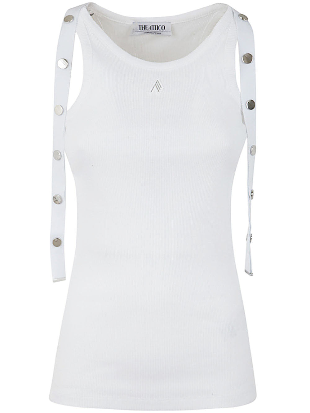 The Attico Women Ribbed Tank Top
