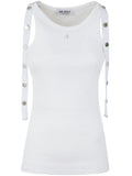 The Attico Women Ribbed Tank Top
