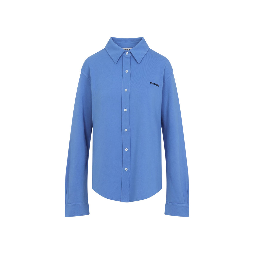 Miu Miu Piquet Shirt Women