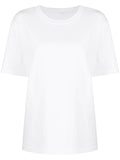 Alexander Wang Women Essential Jersey Short Sleeve Tee With Puff Logo And Bound Neck
