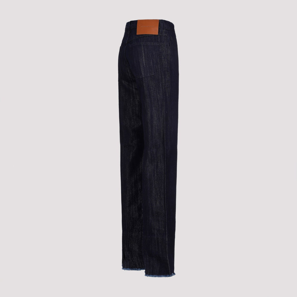 Victoria Beckham Cropped High Waist Tapered Jeans Women