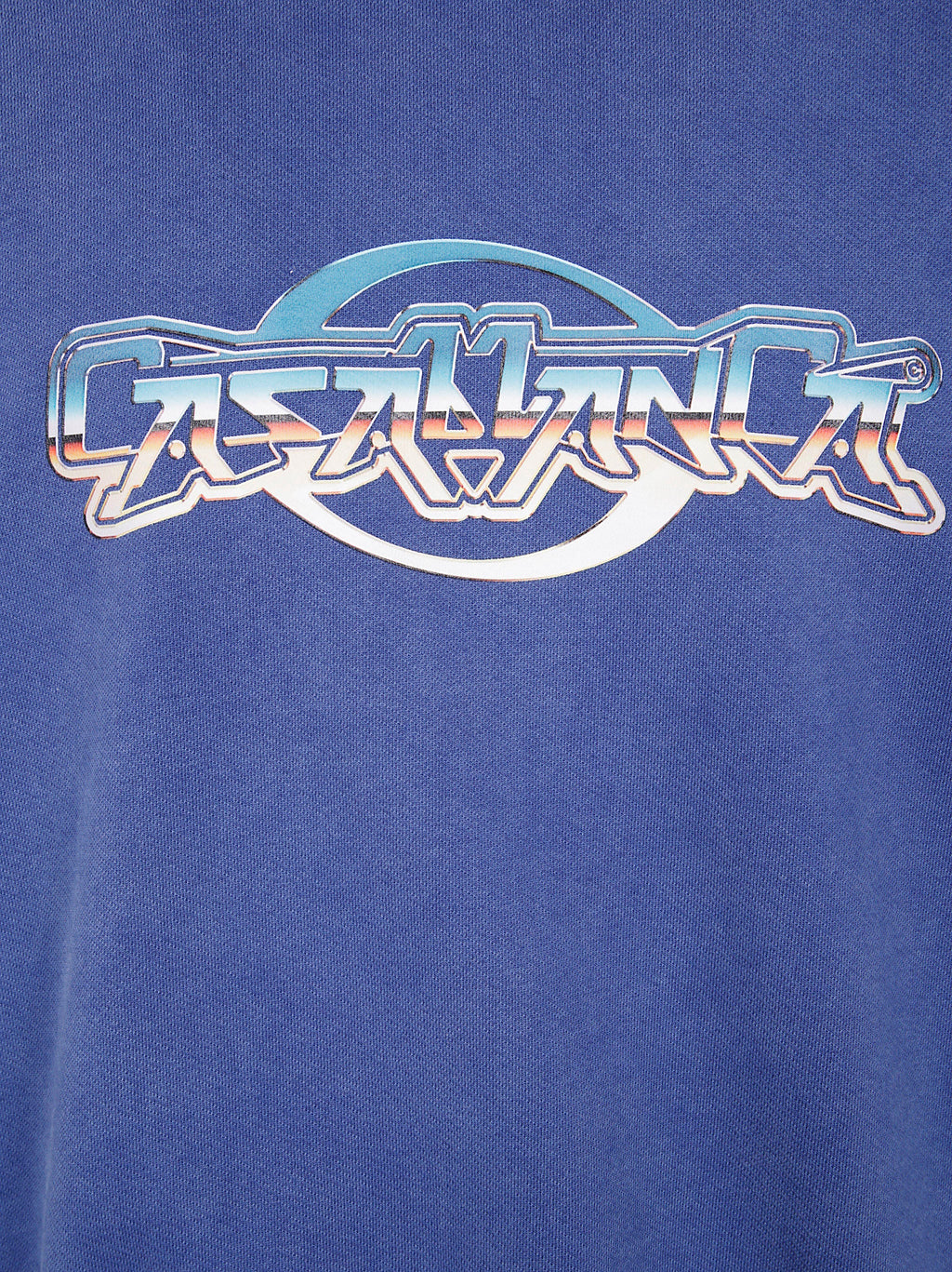 Casablanca Men "Chrome Text" Printed Sweatshirt