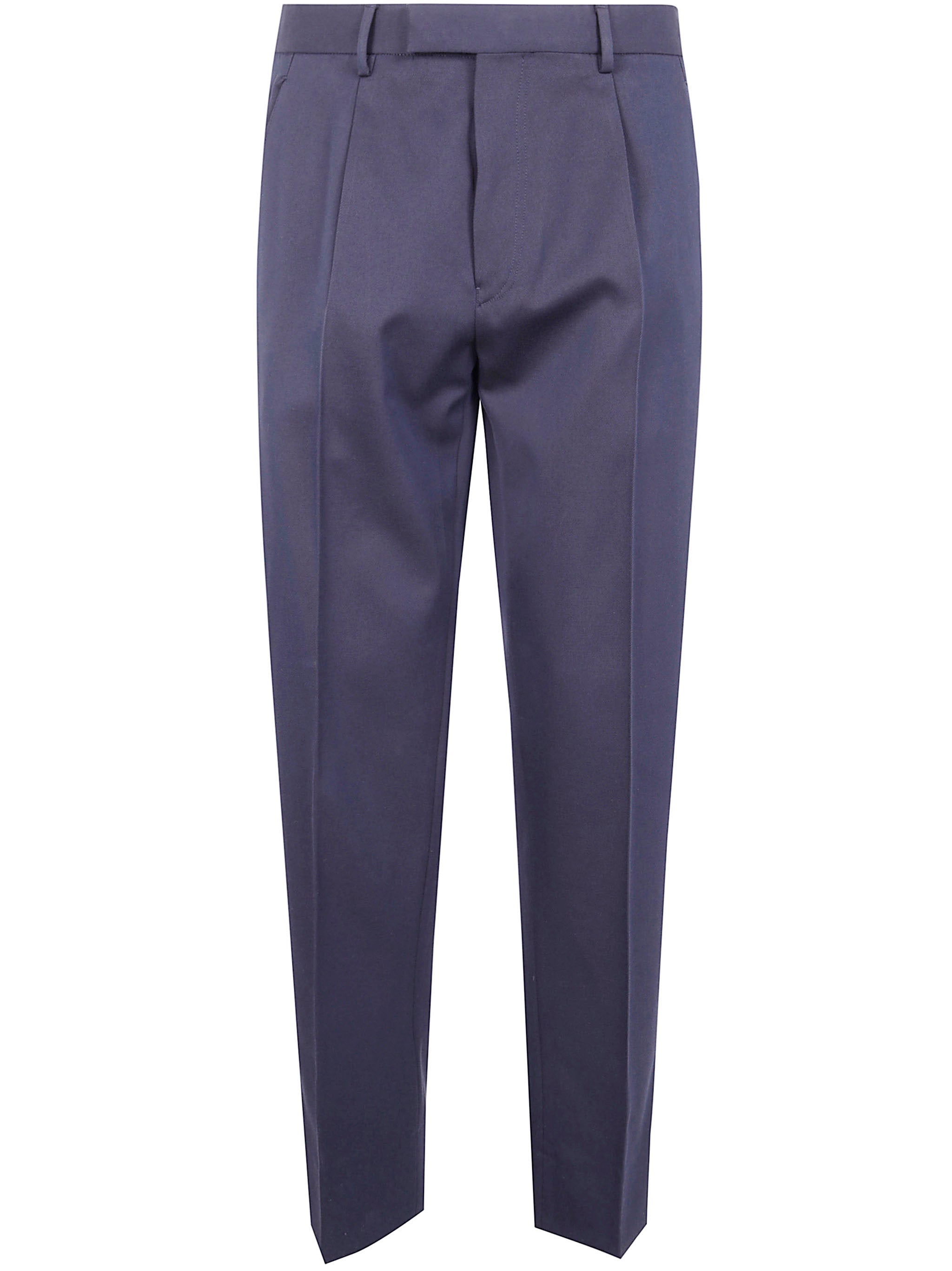 Zegna Men Cotton And Wool Pants
