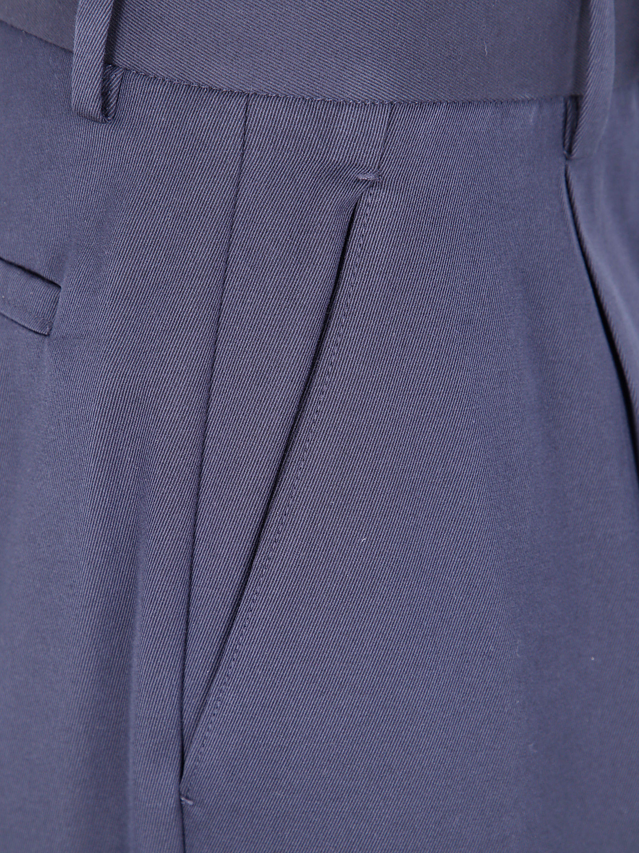 Zegna Men Cotton And Wool Pants