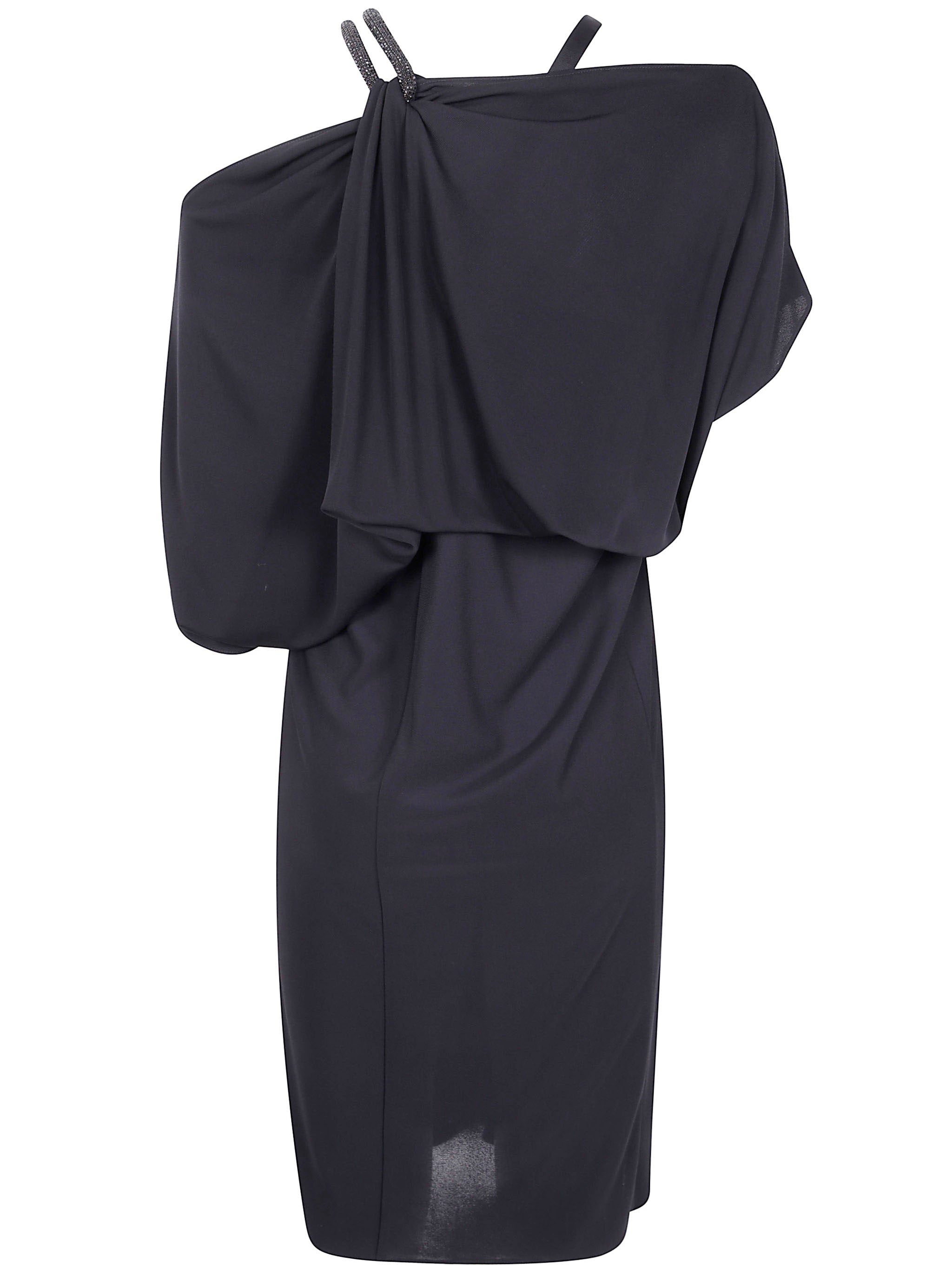 Tom Ford Women Chain Stones Embroidery On Crepe Jersey Cocktail Dress