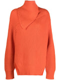 Jil Sander Women Long Sleeves Foulard Neck Cardigan