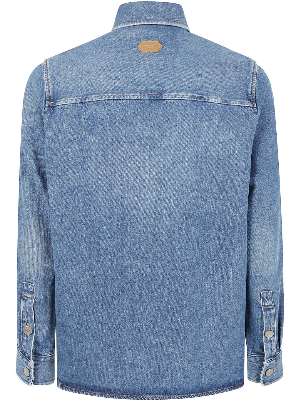 Jacob Cohen Men Light Jacket Denim Blue Vintage