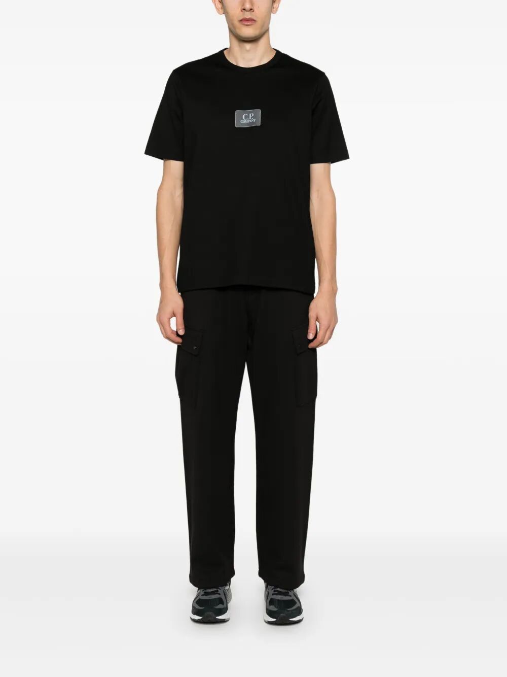 C.P. Company Men Diagonal Raised Fleece Cargo Sweatpants