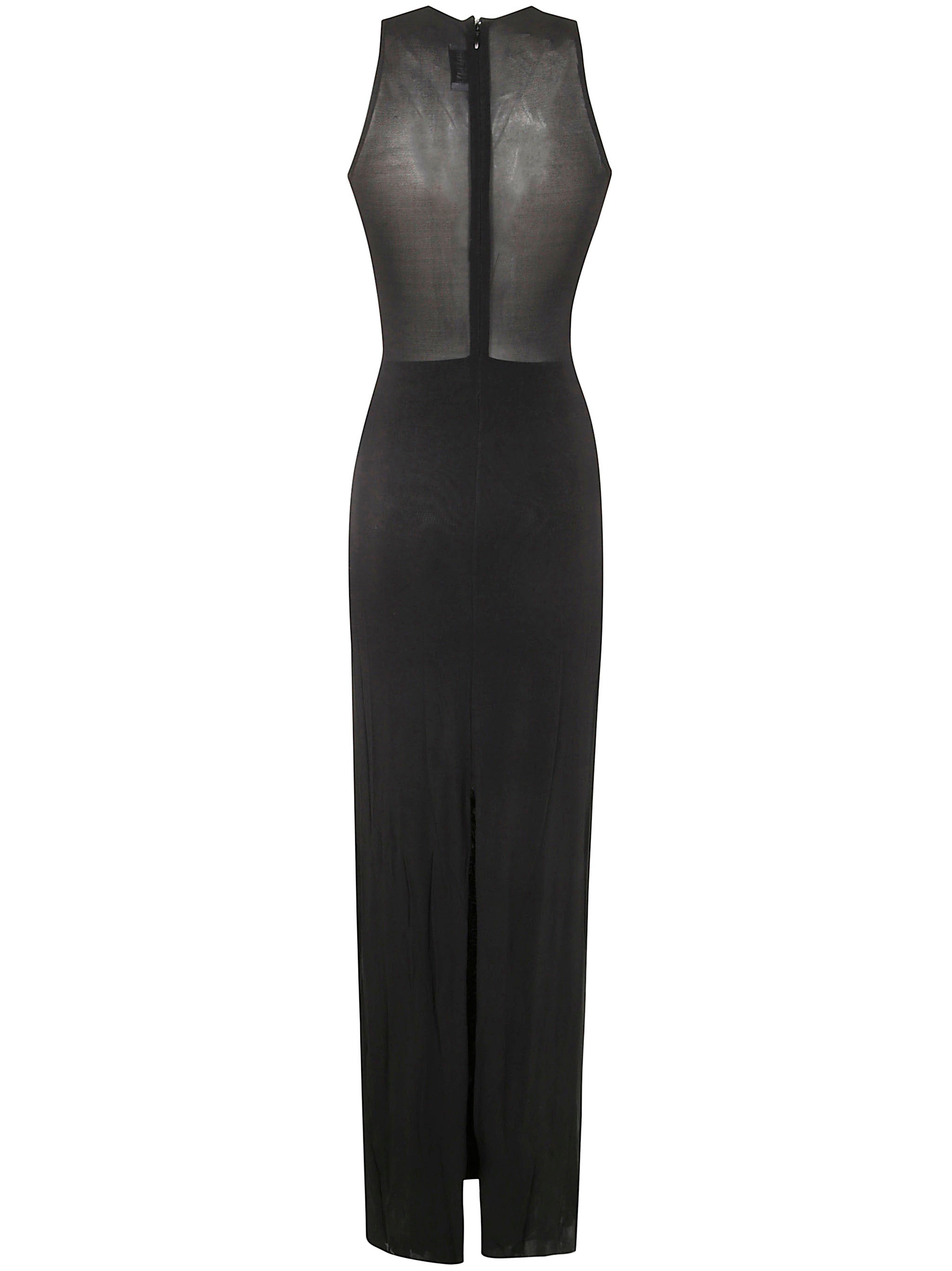 Jean Paul Gaultier Women Light Jersey Long Dress With Covered Cup Detail