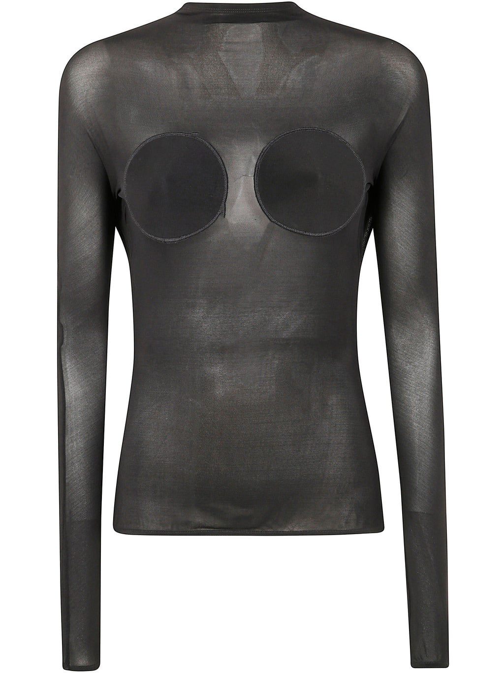 Jean Paul Gaultier Women Light Jersey Backless Top With Covered Cup Detail
