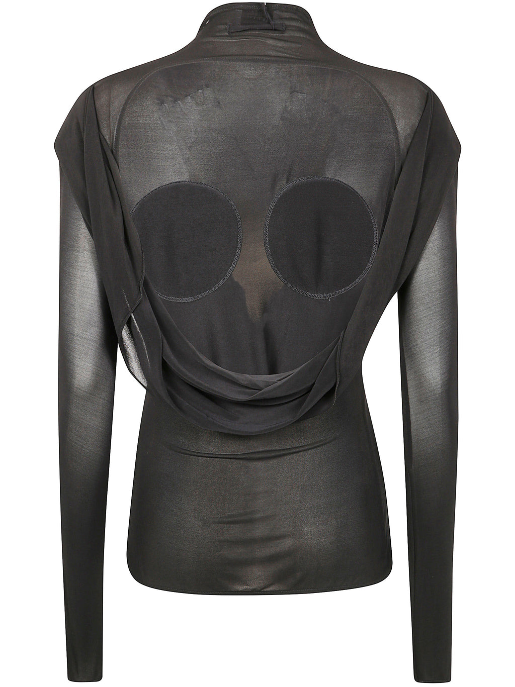 Jean Paul Gaultier Women Light Jersey Backless Top With Covered Cup Detail