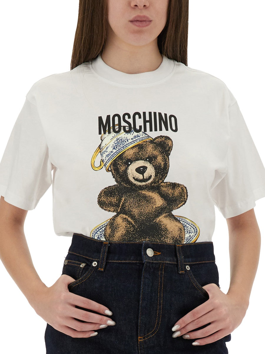 Moschino Women T-Shirt With "Teddy" Print
