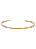 Maison Margiela Women Open Bracelet With Logo