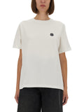 Kenzo Women T-Shirt With "Boke Flower" Embroidery
