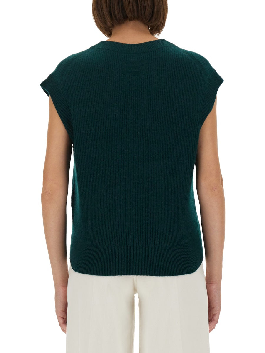 Guest In Residence Women Ribbed Knit Vest