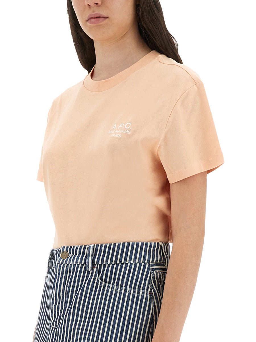 A.P.C. Women T-Shirt "Rue Madame Gots"