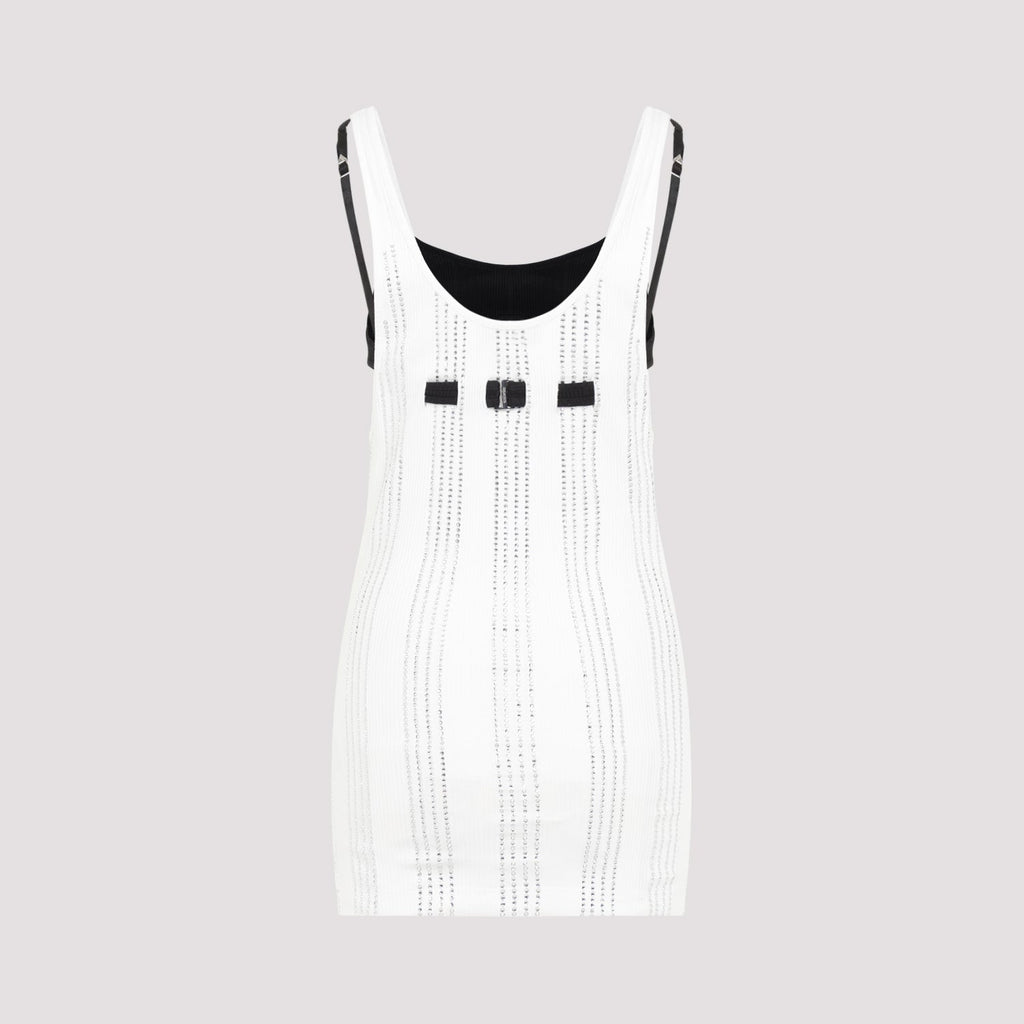The Attico Flat Ribbed Jersey Tank Top Women