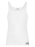 Dolce & Gabbana Men Logo-Patch Cotton Tank Top
