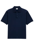 Saint Laurent Men Cassandre Piqué Polo Shirt