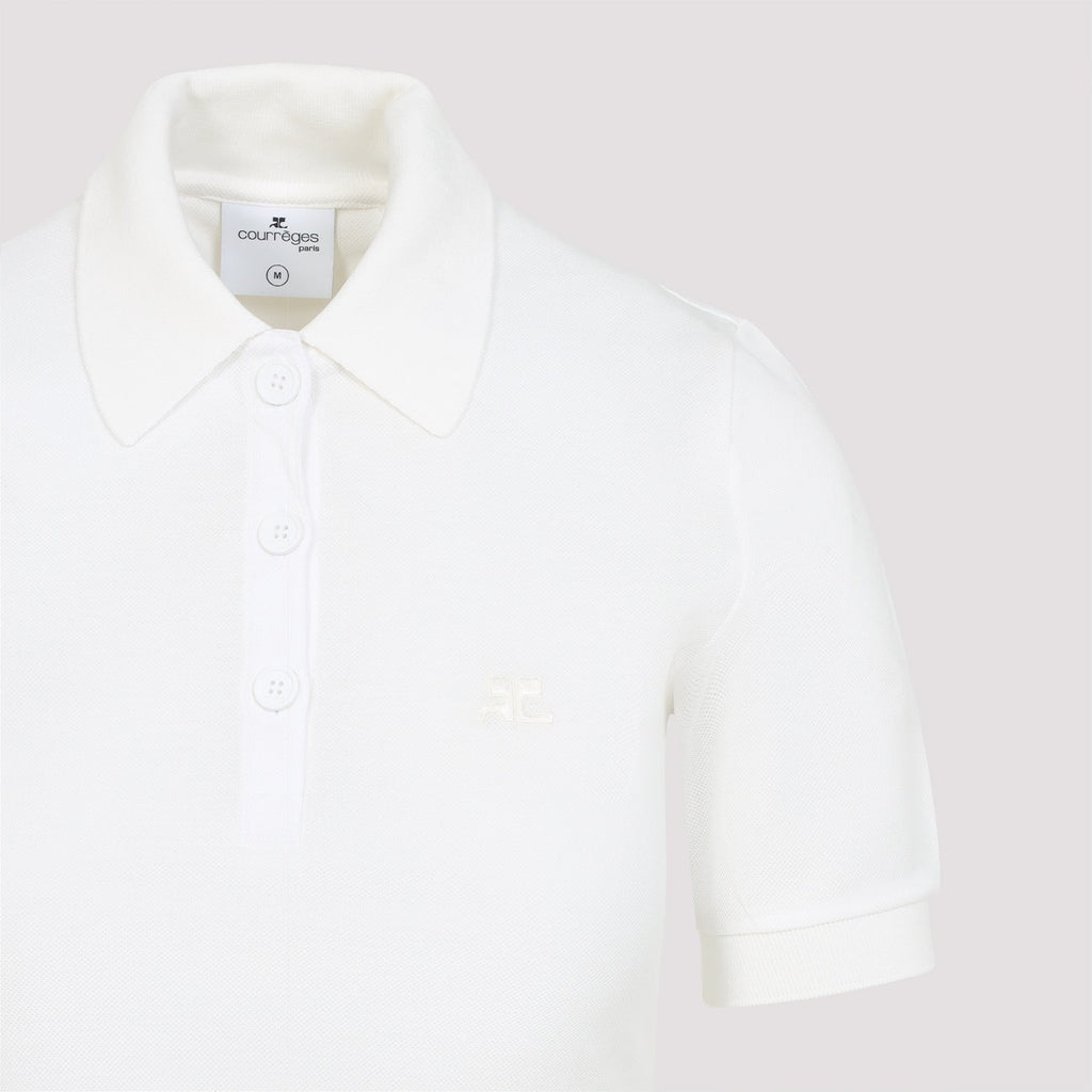 Courreges Piqué Polo Dress Women