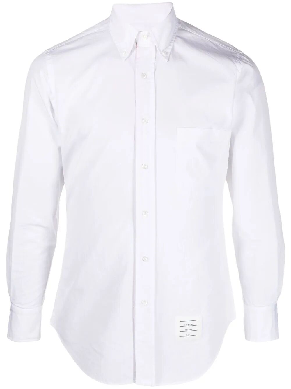 Thom Browne Men Classic L/S Bd Pc Shirt W/ Cf Gg Placket In Solid Poplin