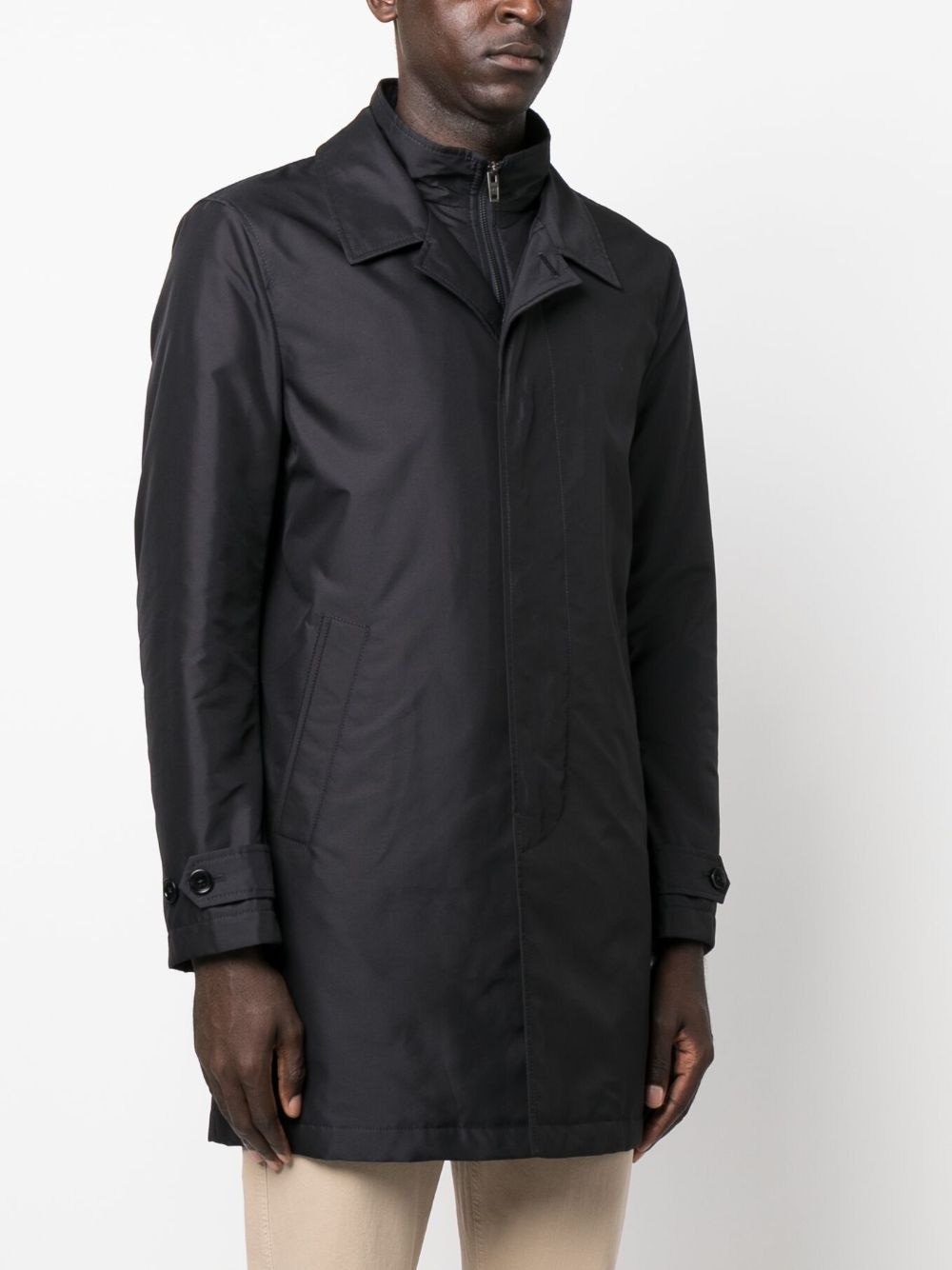 Fay Men Easy Morning Double Breasted Coat