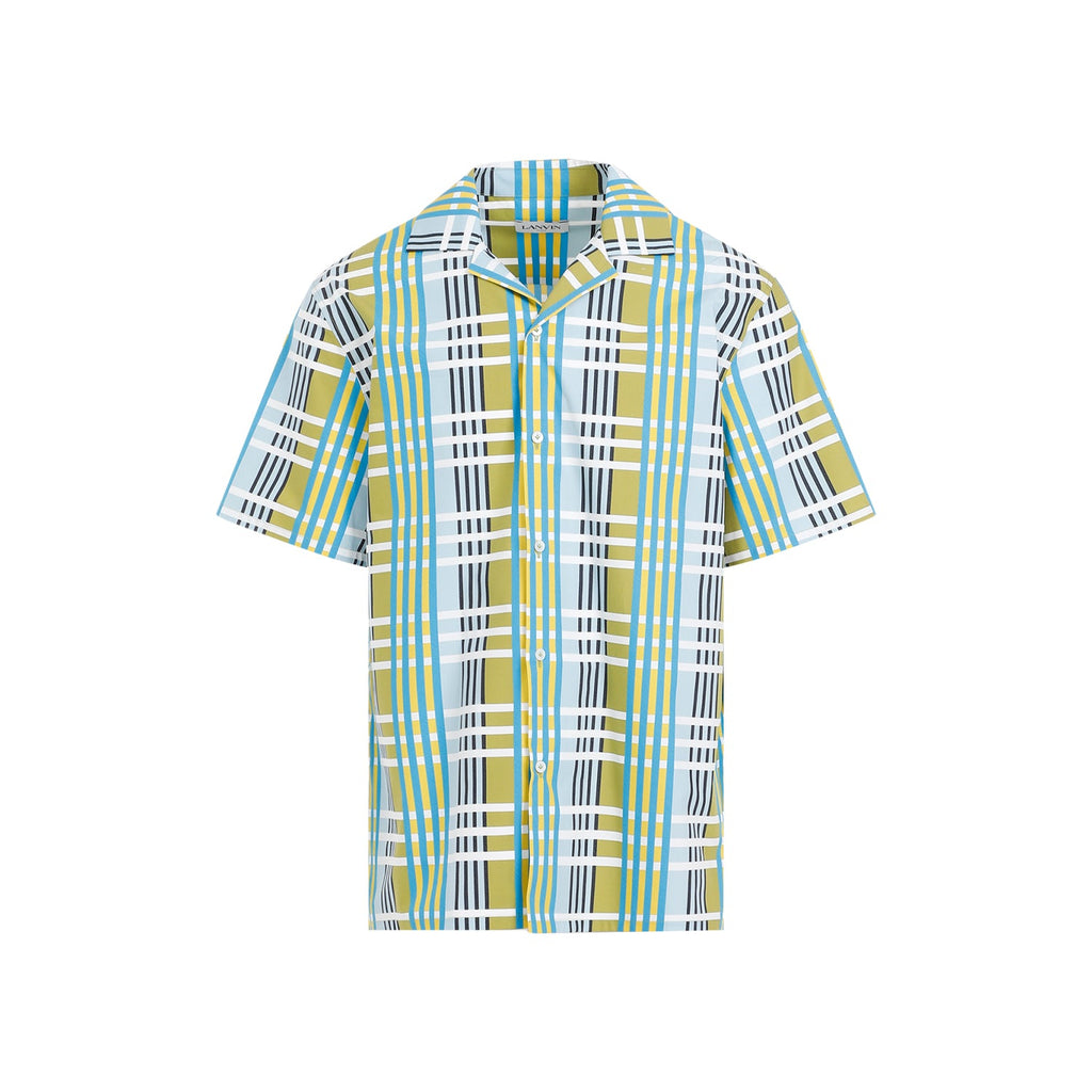 Lanvin Printed Bowling Shirt Men