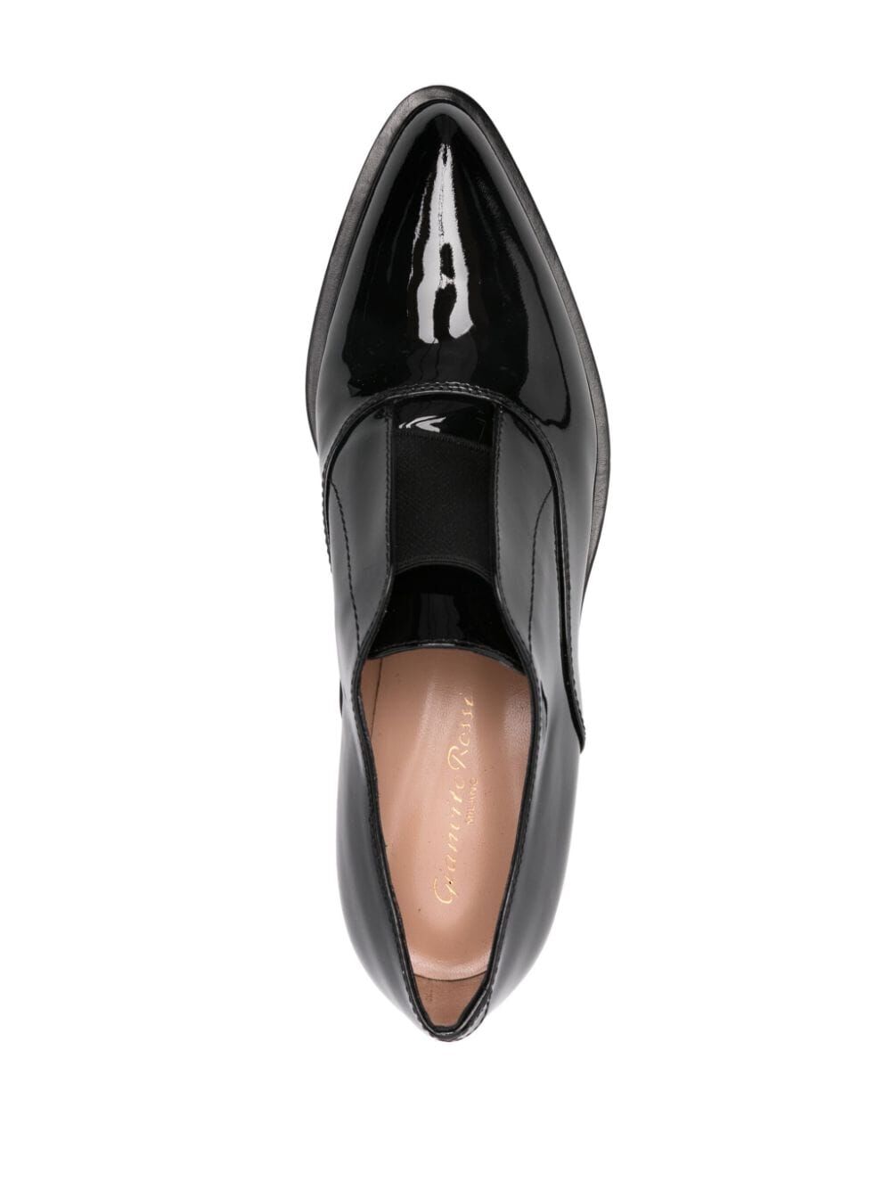 Gianvito Rossi Women Baxeter Lace-Up Patent Leather