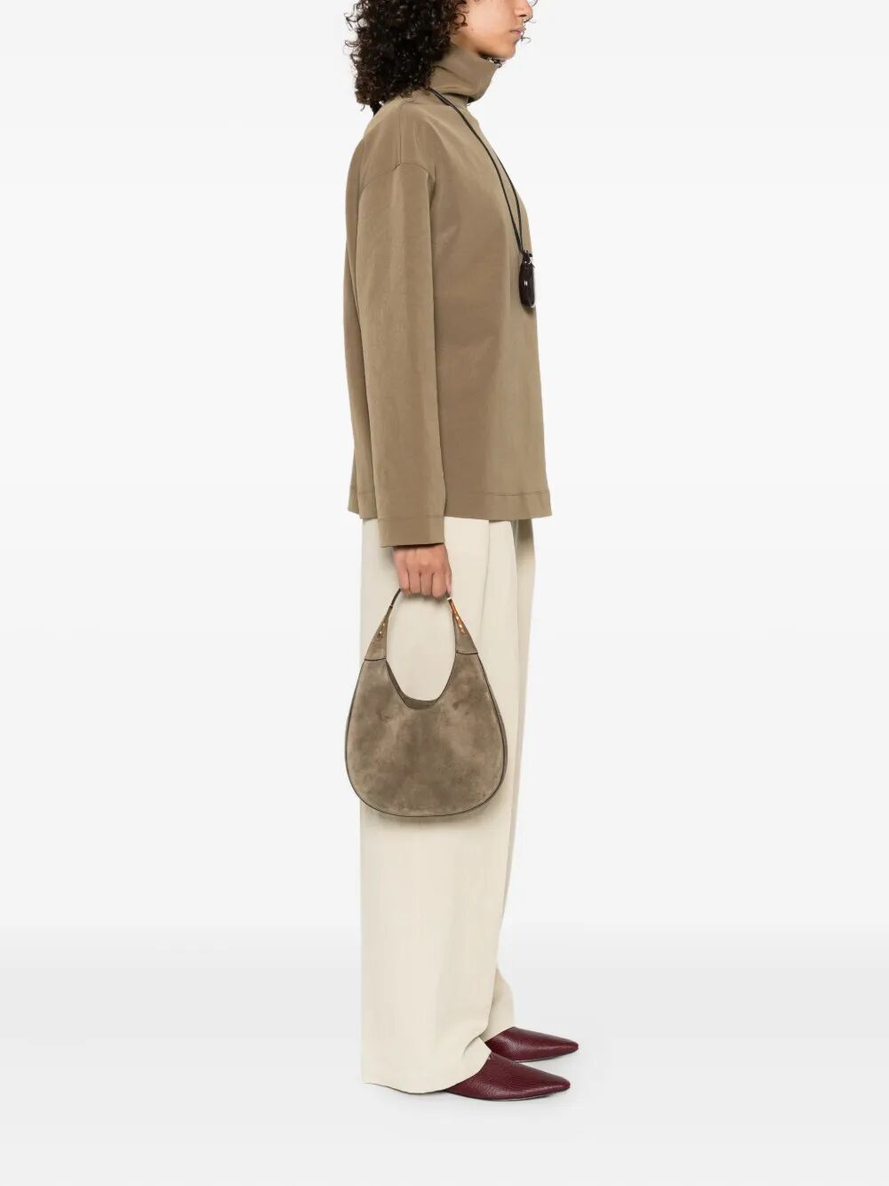 Savette Women "The Small Florence" Hobo In Suede