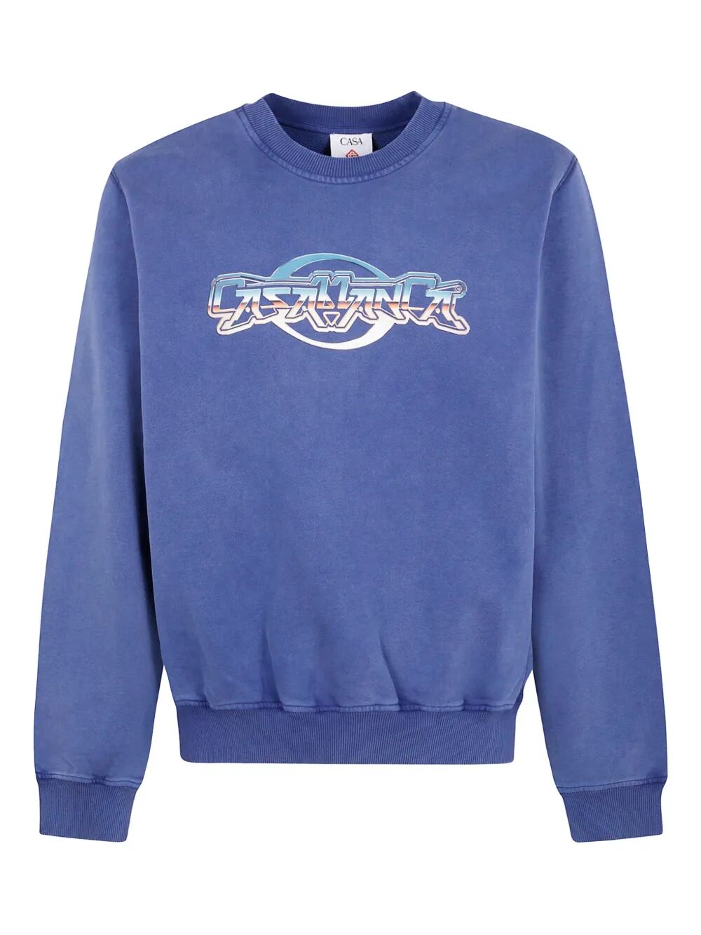 Casablanca Men "Chrome Text" Printed Sweatshirt