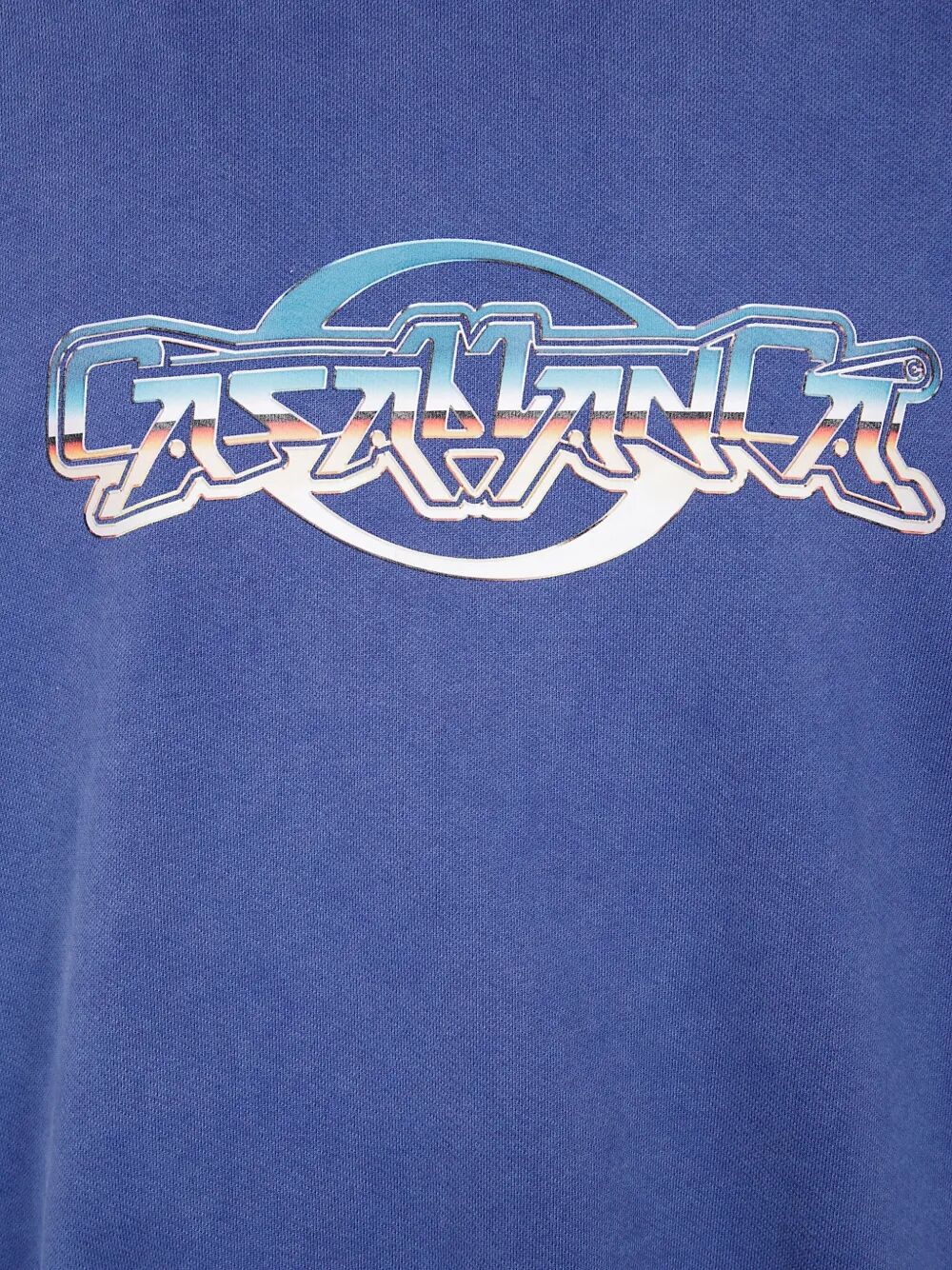 Casablanca Men "Chrome Text" Printed Sweatshirt