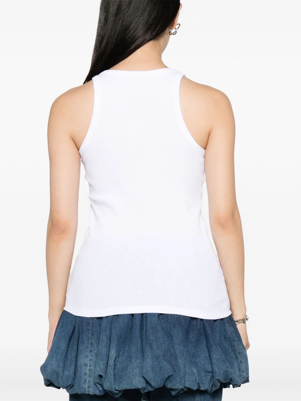 The Attico Women Ribbed Tank Top