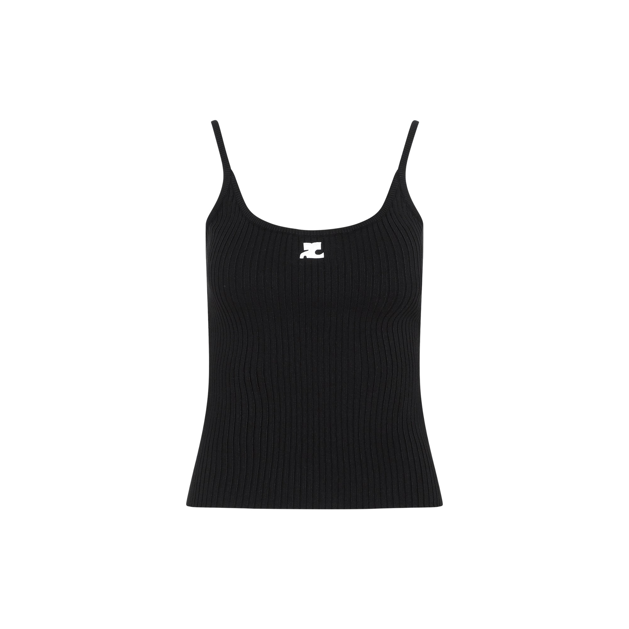 Courreges Rib Knit Tank Top Women