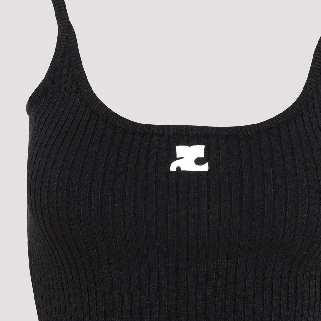 Courreges Rib Knit Tank Top Women