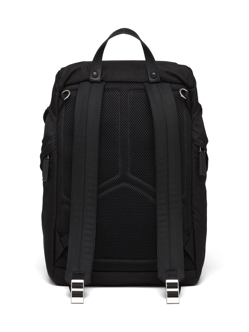 Prada Men Re-Nylon And Saffiano Leather Backpack