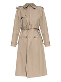 Alexander Mcqueen Women Double-Breasted Trench Coat