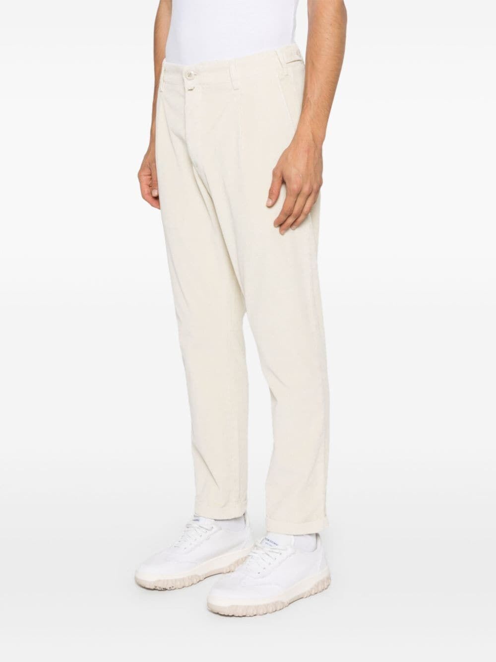 Jacob Cohen Men Crop Slim Single Pence Henry Pant