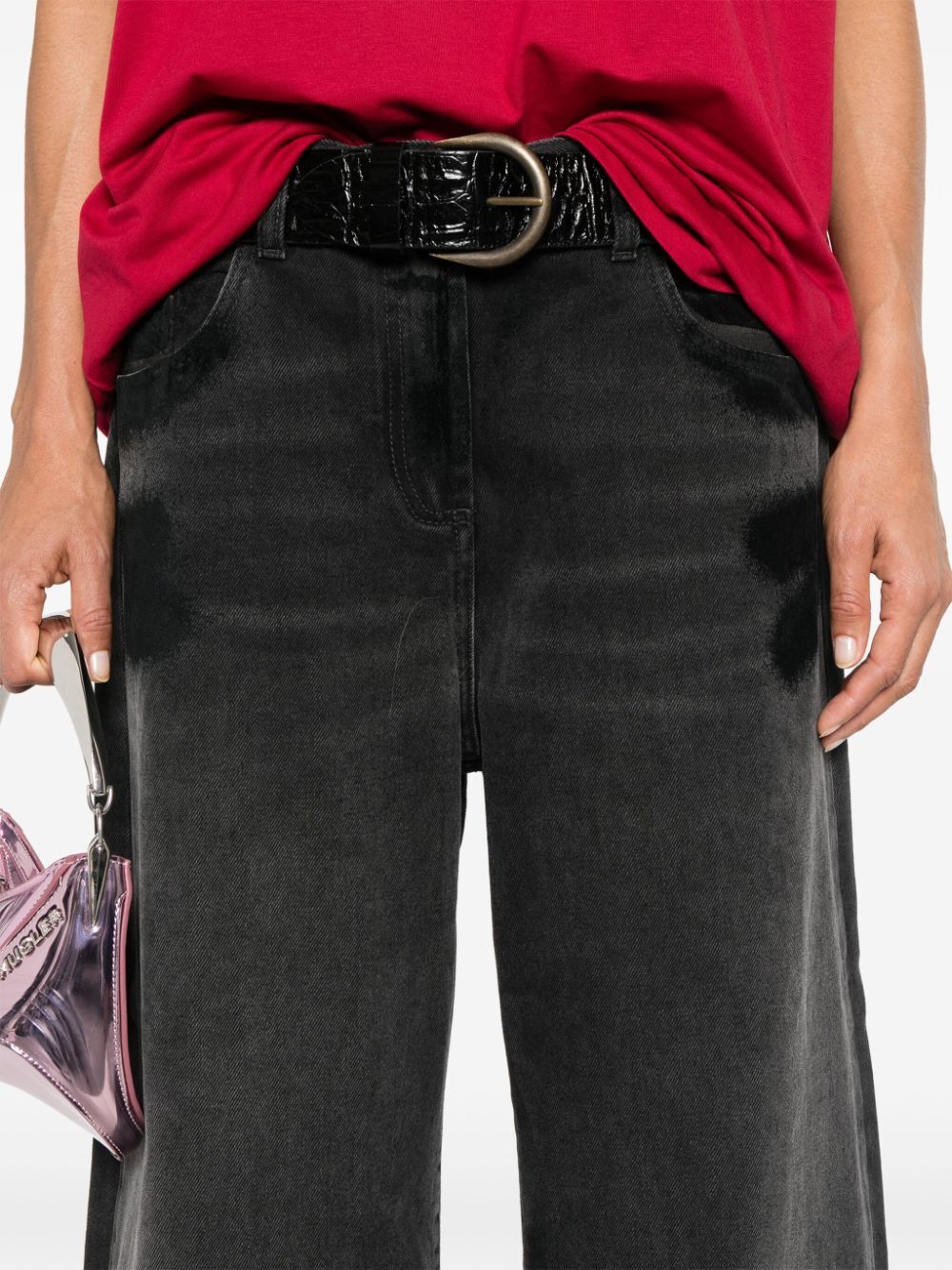 The Attico Women Long Trousers Denim